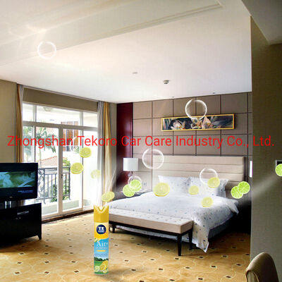 테코로 에어 프레신러 천연 향기와 함께 에어로졸 스프레이 다목적 사용 및 CE, RoHS, SGS, GMP 인증